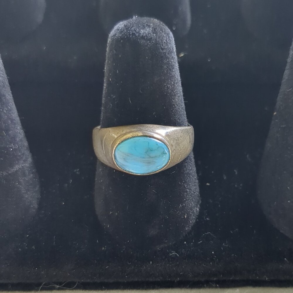 Vintage Turquoise and Silver Ring